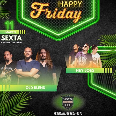 Happy Friday, Feijoada com Rock e os especiais Pink Floyd e Rush neste sábado no Grego Original - Gente de Opinião