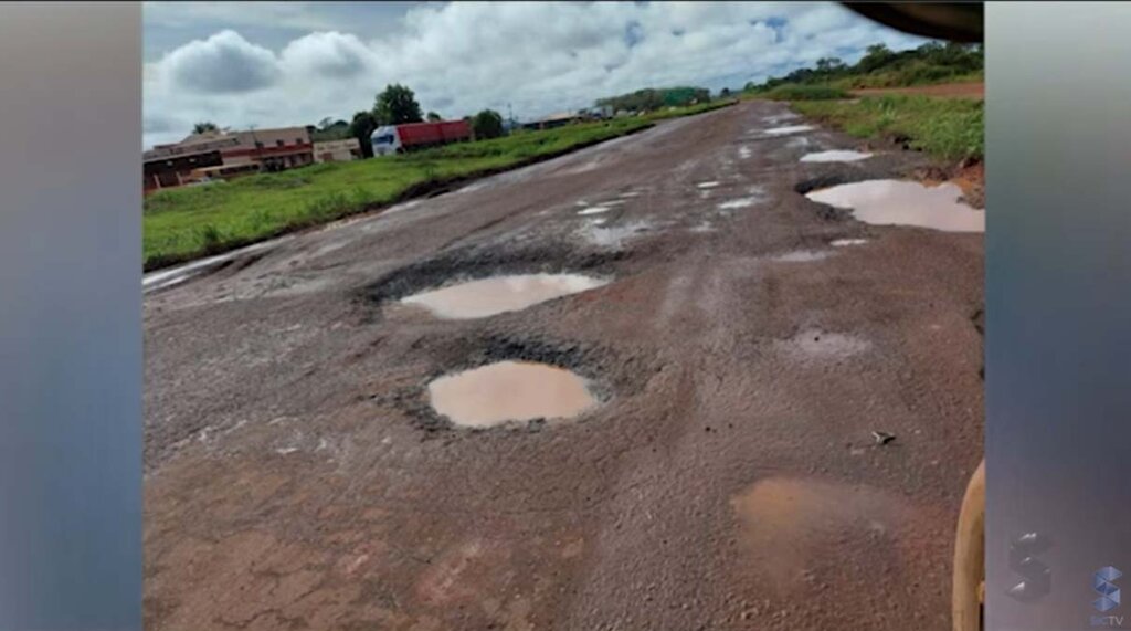 BR-364 completamente destruída no perímetro central de Itapuã - Gente de Opinião