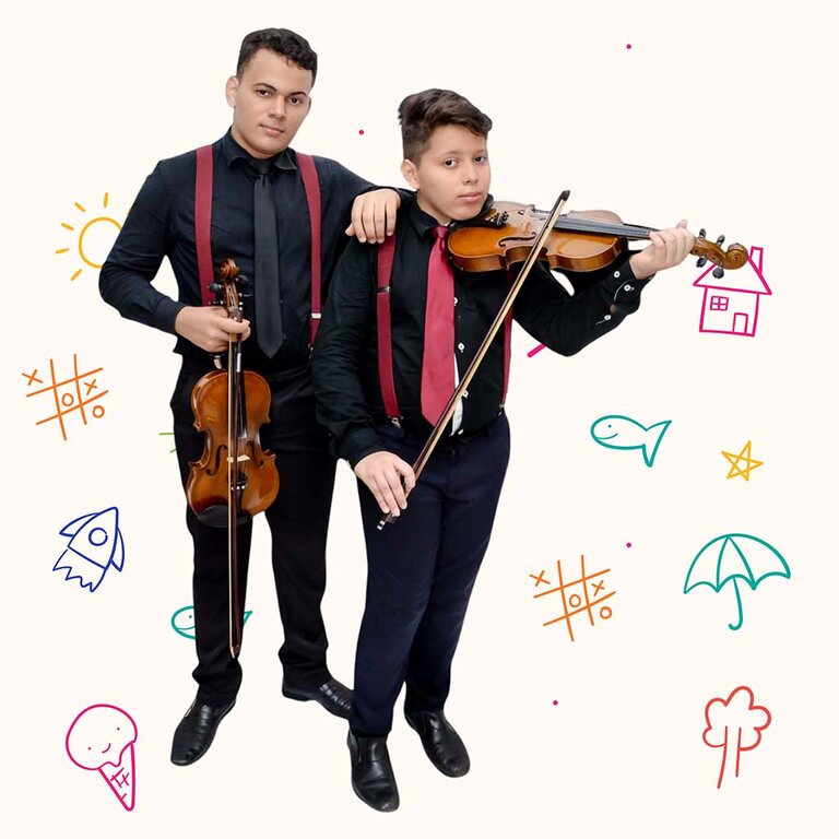 Jefther e Matheus são dois violinistas primorosos - Gente de Opinião