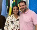 Presidente do Republicanos, Alex Redano dá boas vindas à deputada Mariana Carvalho ao partido 