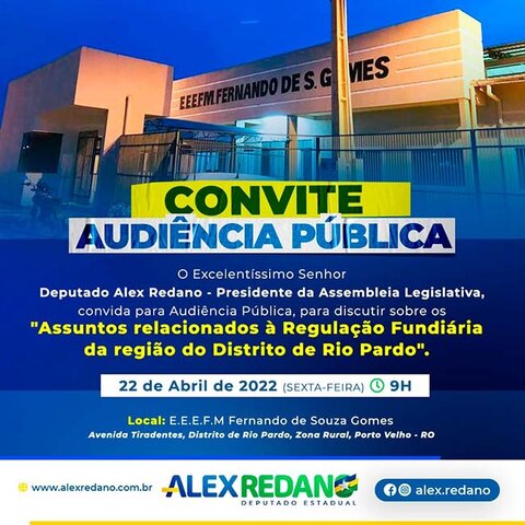 Audiência pública vai debater a necessidade de regularização fundiária em Rio Pardo - Gente de Opinião