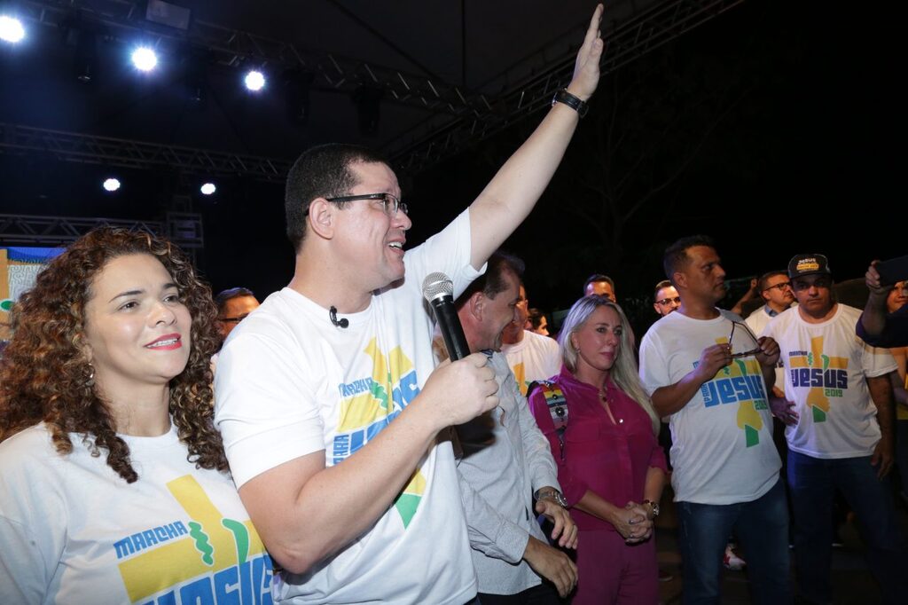 Governador coronel Marcos Rocha participa da 28° edição da Marcha para Jesus em Porto Velho, nesta quinta-feira - Gente de Opinião