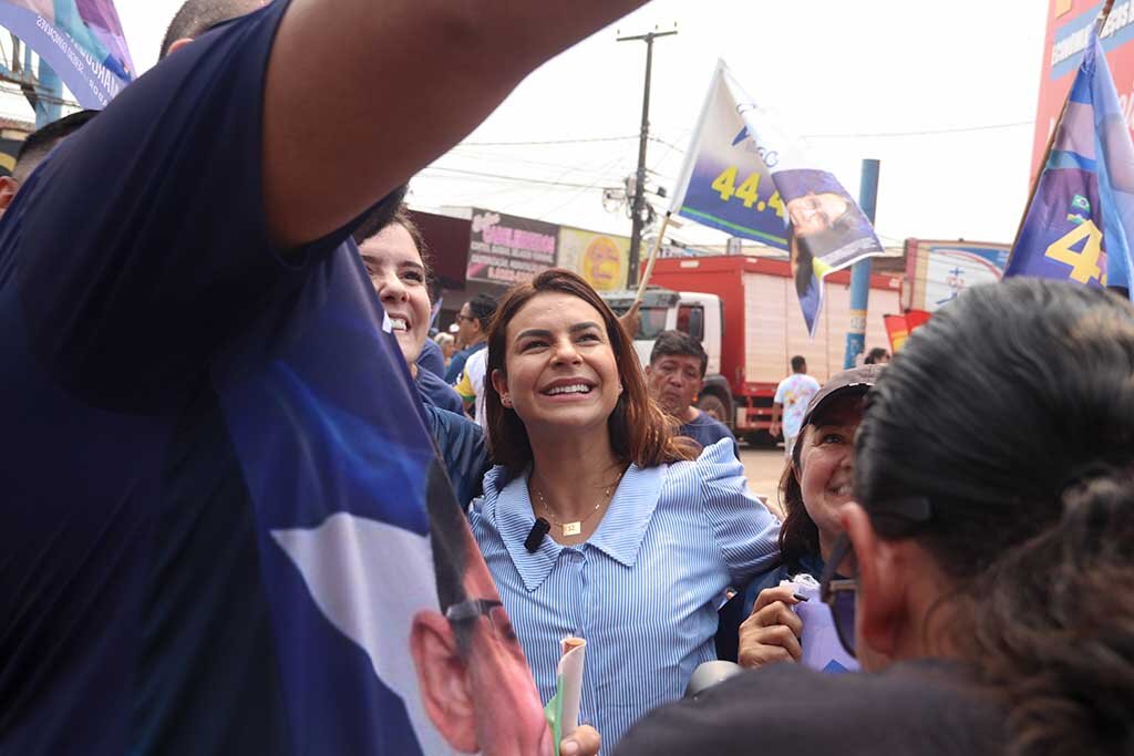 Mariana Carvalho caminha pela Zona Leste de Porto Velho e recebe apoio de comerciantes - Gente de Opinião