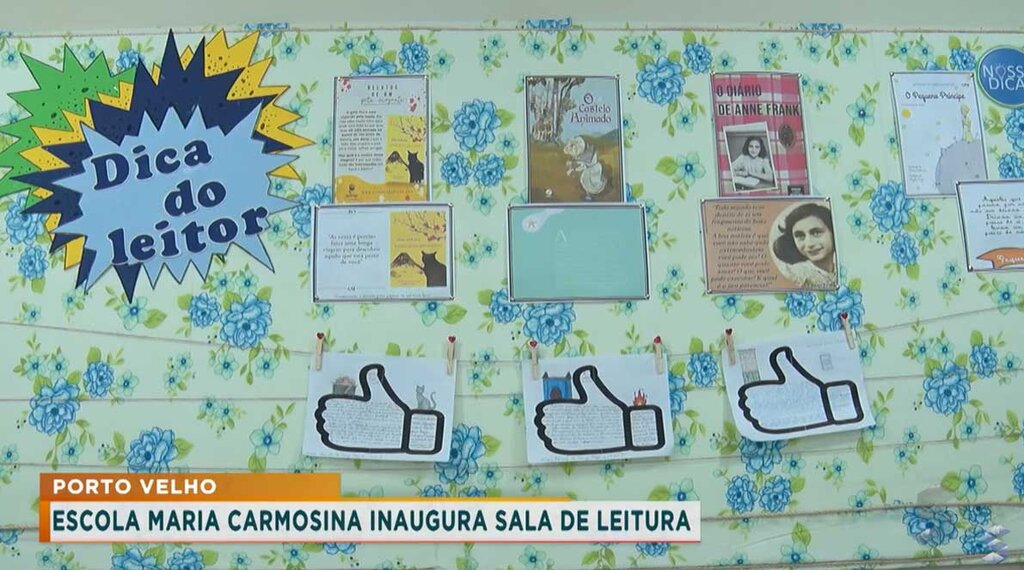 Escola Maria Carmosina inaugura Sala de Leitura - Gente de Opinião