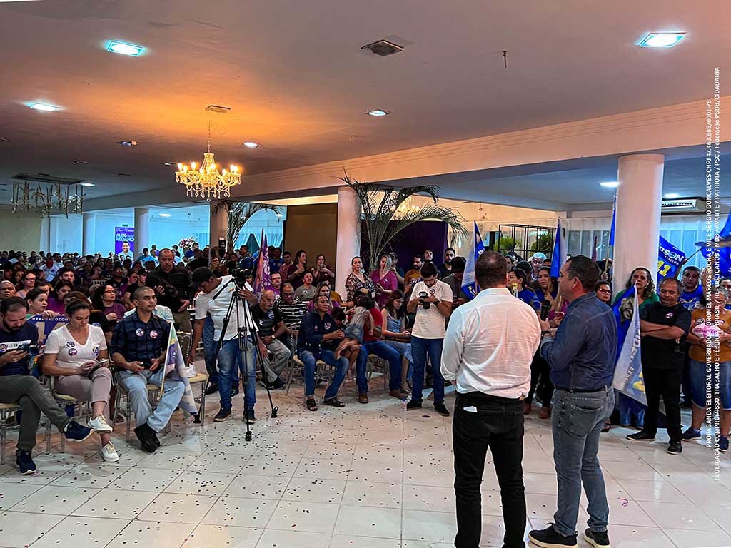 Vice-governador, Sérgio Gonçalves, participa de reunião com mais de 850 apoiadores em Porto Velho  - Gente de Opinião