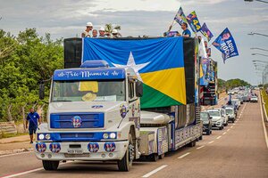 Carreata do coronel Marcos Rocha mobiliza população rumo à vitória no 1° turno, em Rondônia - Gente de Opinião