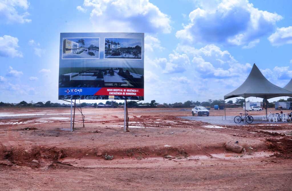 Início das obras de drenagem do Novo Hospital de Urgência e Emergência concretiza compromisso do coronel Marcos Rocha - Gente de Opinião