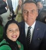 Deputada federal Cristiane Lopes participa de encontro com presidente Jair Bolsonaro em Brasília