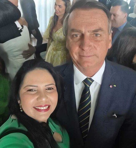 Deputada federal Cristiane Lopes participa de encontro com presidente Jair Bolsonaro em Brasília - Gente de Opinião