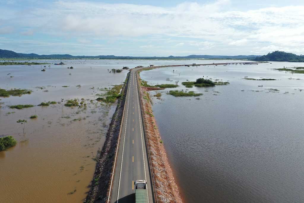 Governo Federal aponta obra de alteamento na BR-364 realizada pela Usina Jirau como destaque em obras de infraestrutura - Gente de Opinião