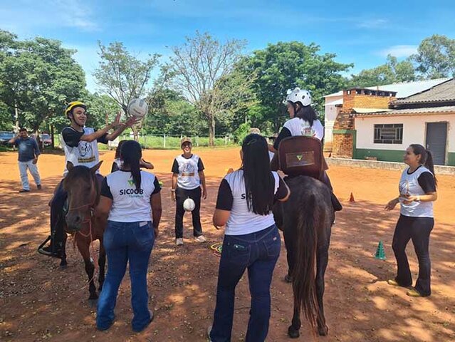 Projeto social de terapia com cavalos tem o apoio do Sicoob Fronteiras em Rio Verde (MS) - Gente de Opinião