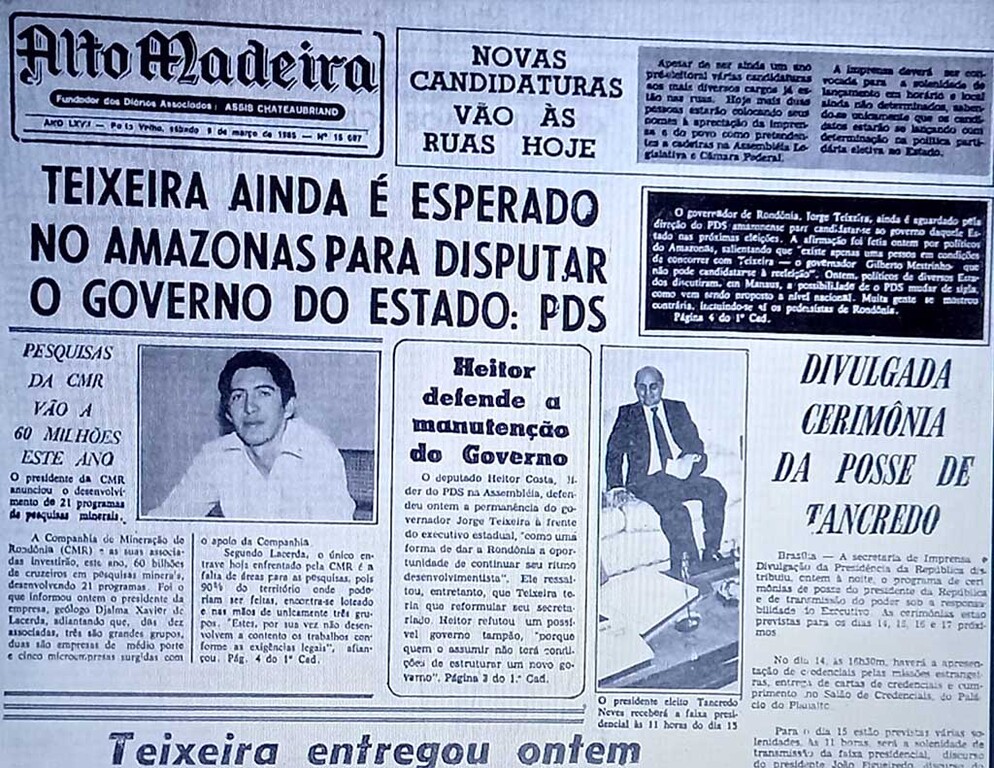 O DIA NA HISTÓRIA 9 de março de 2023 – BOM DIA!  RONDÔNIA - Gente de Opinião