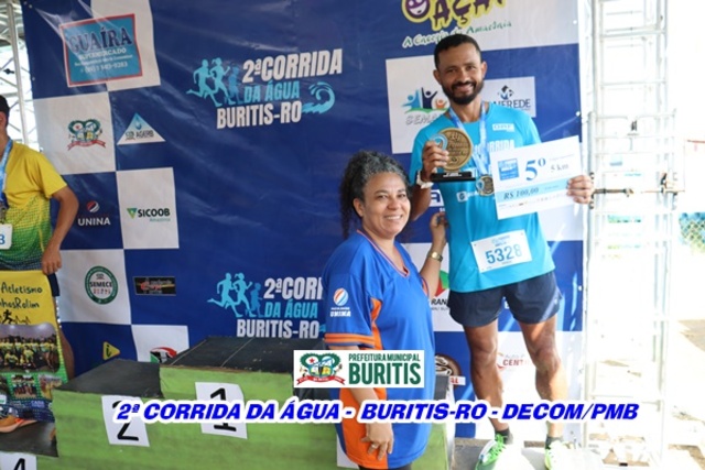 Colaborador da Jirau Energia conquista medalha  na 2ª corrida da Água de Buritis - Gente de Opinião