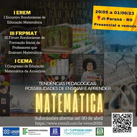 UNIR, IFRO E SBEM realizam eventos integrados na área de Educação Matemática - Gente de Opinião