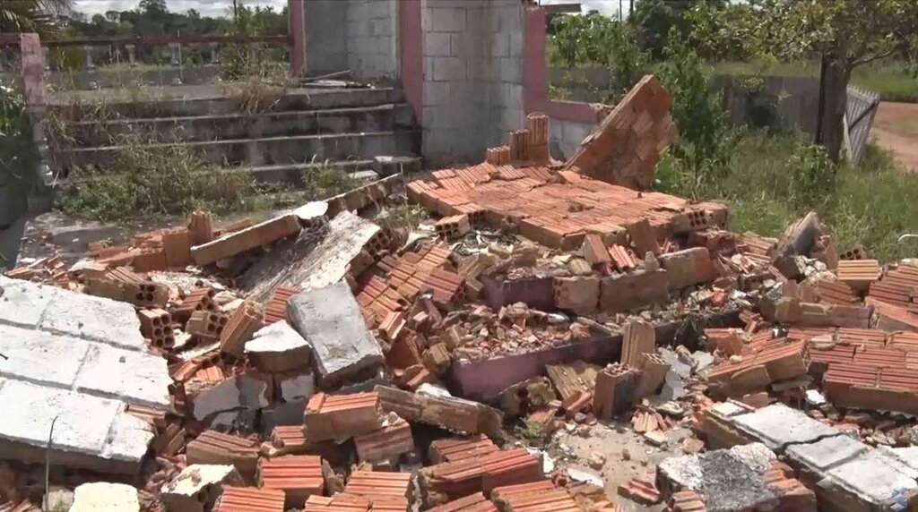 Temporal destrói cenários da Jerusalém da Amazônia em Porto Velho - Gente de Opinião