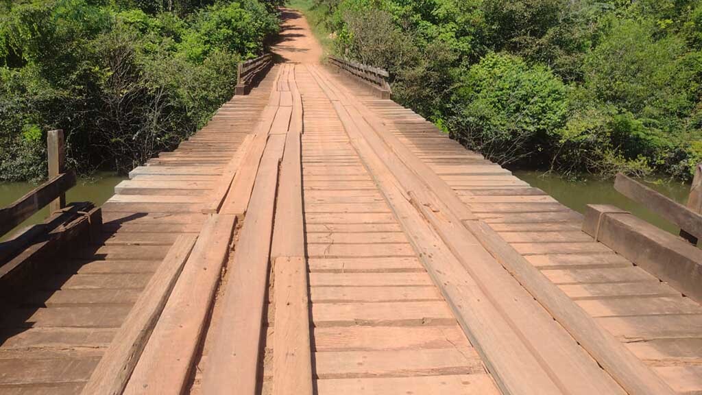 Medida deve-se ao fato da ponte ser antiga e estar com madeiramento fraco - Gente de Opinião