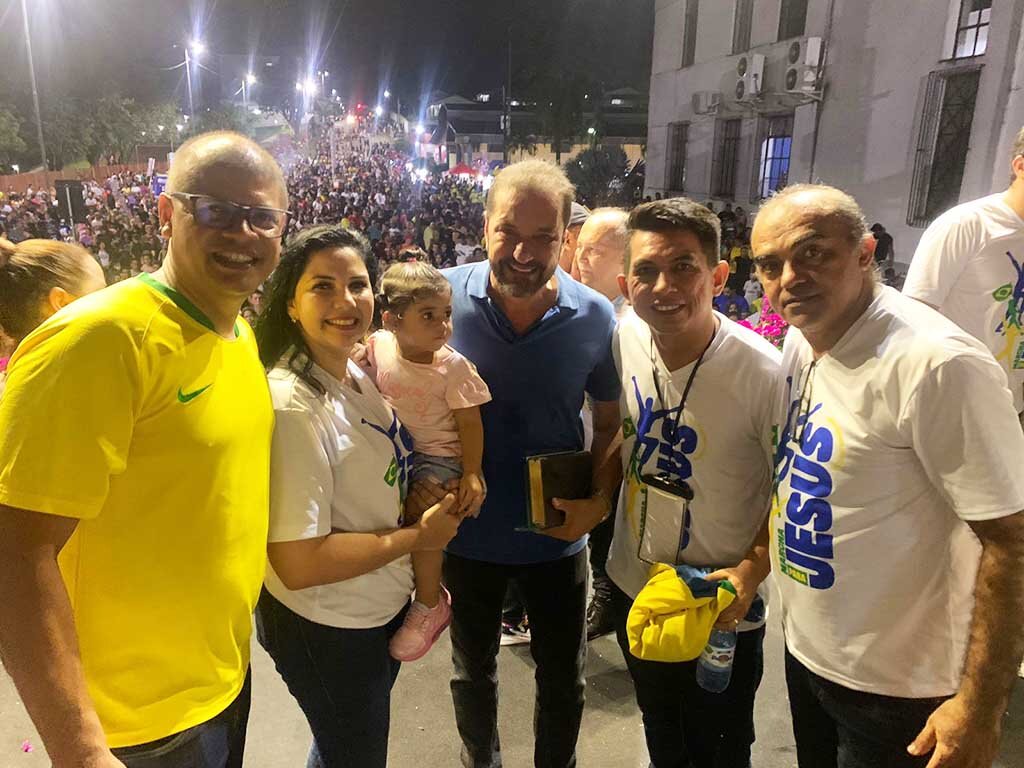 A Deputada Federal Cristiane Lopes participa da Marcha para Jesus 2023 em Porto Velho - RO - Gente de Opinião