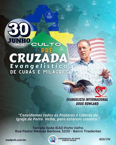 Vem aí a Cruzada Evangelística de Curas e Milagres - Gente de Opinião