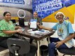 Presidente da LIESER, Ana Lúcia Barroso da Silva, vereador Everaldo Fogaça e o sambista Carlinhos Maracanã