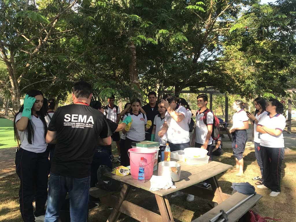 Antes do passeio, a turma participou de palestras educativas sobre o meio ambiente - Gente de Opinião