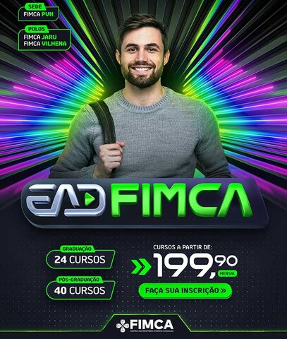 O Grupo Educacional Aparício Carvalho conectado com o futuro e a transformação digital, apresenta o EAD FIMCA - Gente de Opinião