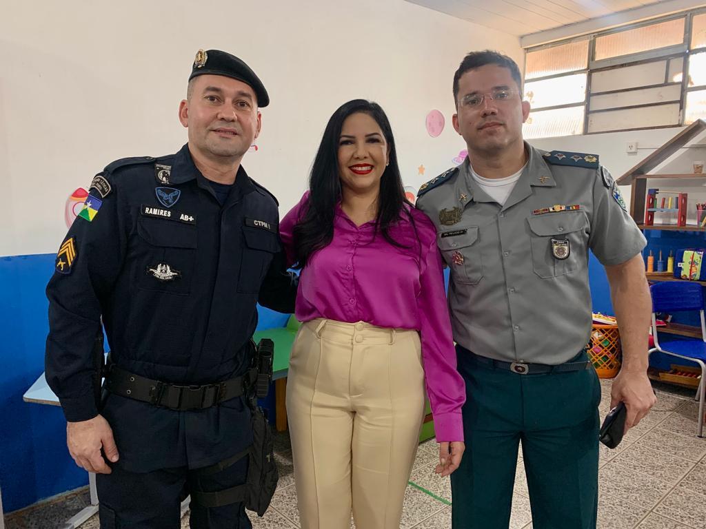 Em Porto Velho, Cristiane Lopes visita Escola Militar Tiradentes e ressalta a continuidade do projeto escola cívico-militar  - Gente de Opinião