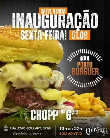 Hamburgueria Porto Burguer é inaugurada na capital com sanduíches temáticos - Gente de Opinião