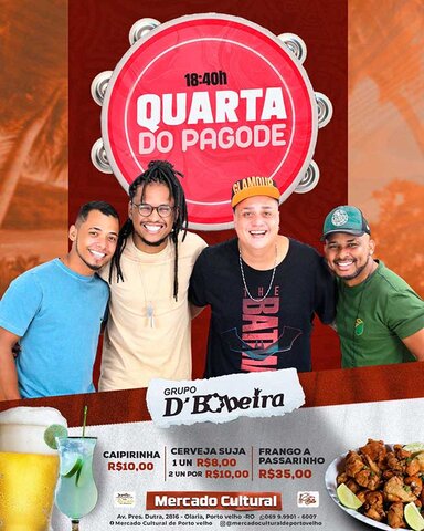  Hoje tem show com Forró Dos Três no Mercado Cultural - Gente de Opinião