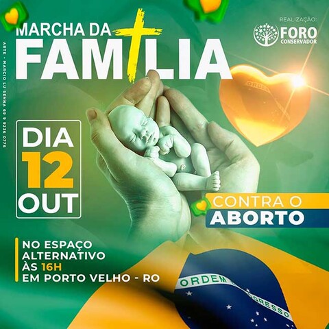 Movimentos preparam marcha da família contra o Aborto em Porto Velho - Gente de Opinião