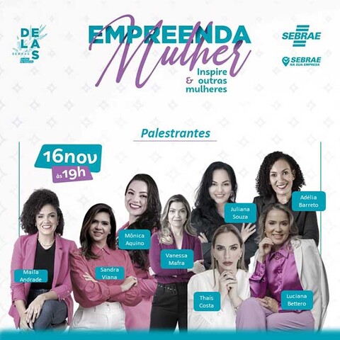 Empreenda Mulher 2023: Sebrae RO prepara programação simultânea em oito municípios  - Gente de Opinião