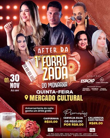 After da  1ª Forrozada do O Monarka e shows de Sátiro de Freitas, grupo Me Pega e Itaian Garrett no Mercado Cultural  - Gente de Opinião