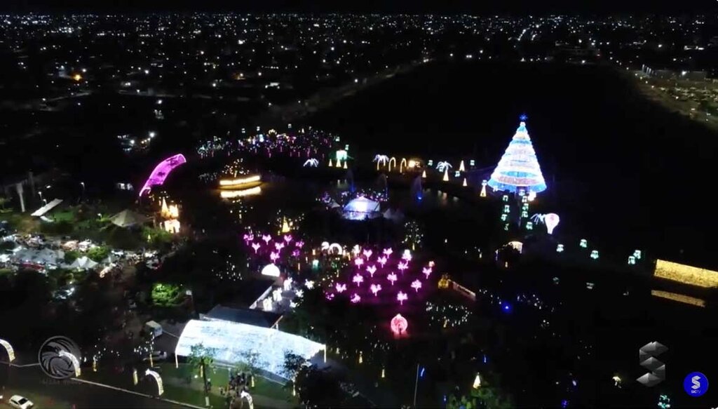 Parque da Cidade, num show de luzes jamais visto em Porto Velho - Gente de Opinião