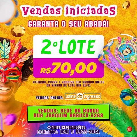 Compre seu abadá da Banda do VAI Quem Quer antes da virada do lote - Gente de Opinião