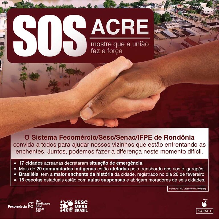 Sistema Fecomércio Rondônia reúne parceiros para fortalecer campanha em prol do Acre - Gente de Opinião