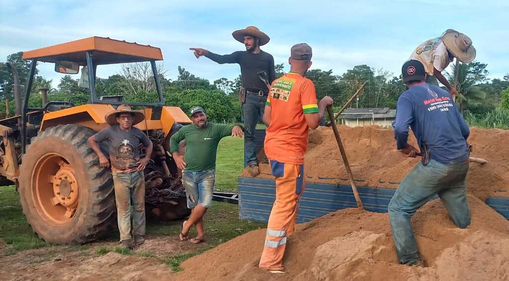 Carreta agrícola contribui com serviços na associação (Foto: Asprocan/Divulgação) - Gente de Opinião