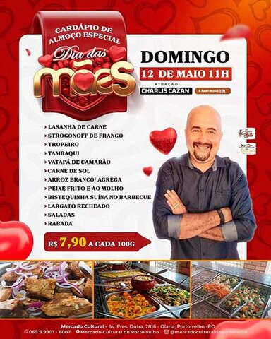 Dia das Mães - Veja agenda dos eventos gastronômicos e musicais no Mercado Cultural  - Gente de Opinião