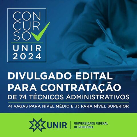 UNIR abre concurso para contratação de 74 técnicos administrativos - Gente de Opinião