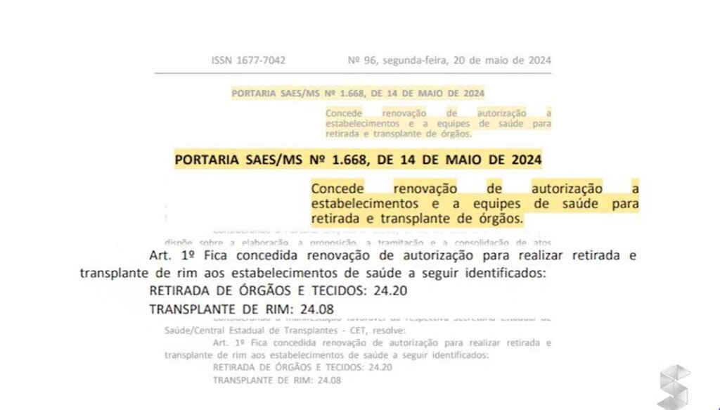 Governo de Rondonia consegue autorização para transplantes de rim no HB em Porto Velho - Gente de Opinião