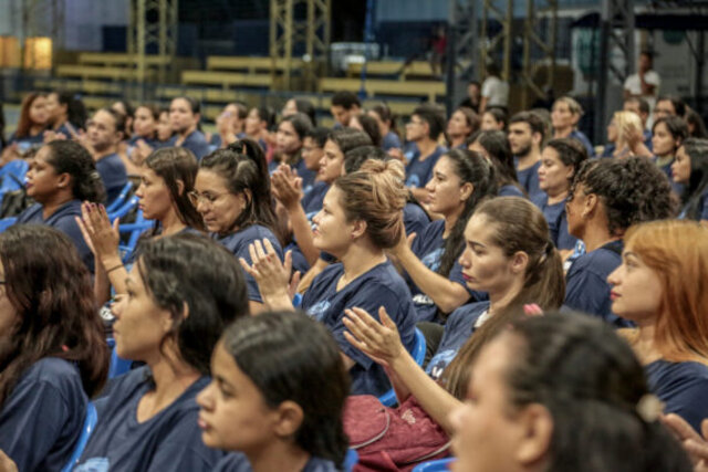 Participaram da aula inaugural 200 alunos da Regional de Porto Velho - Gente de Opinião