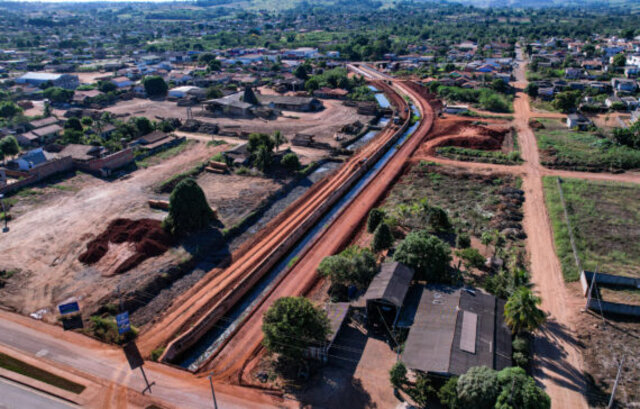 Obras do Parque Linear, em Alta Floresta do Oeste - Gente de Opinião