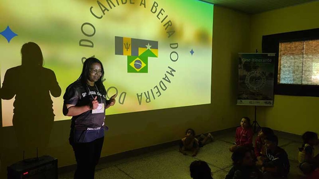 Escola Pé de Murici recebe atividades do Projeto Cine Itinerante "Do mar do Caribe à beira do Madeira" nesta sexta-feira (05) - Gente de Opinião