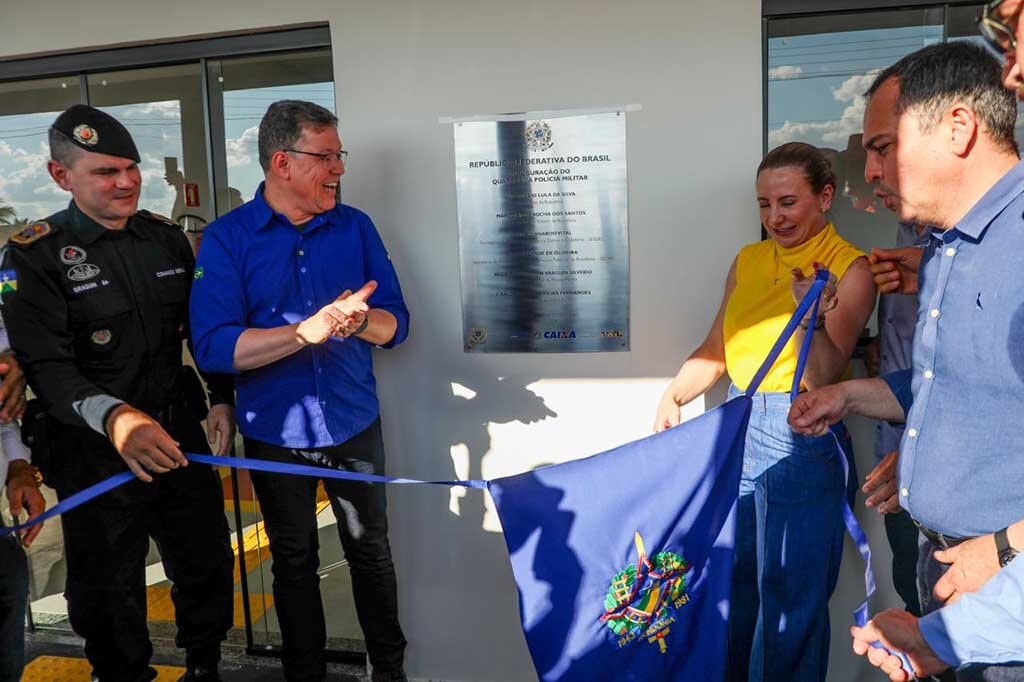 Governador Marcos Rocha entrega quartel da PMRO em Nova Brasilândia d'Oeste e reitera compromisso com a segurança pública - Gente de Opinião