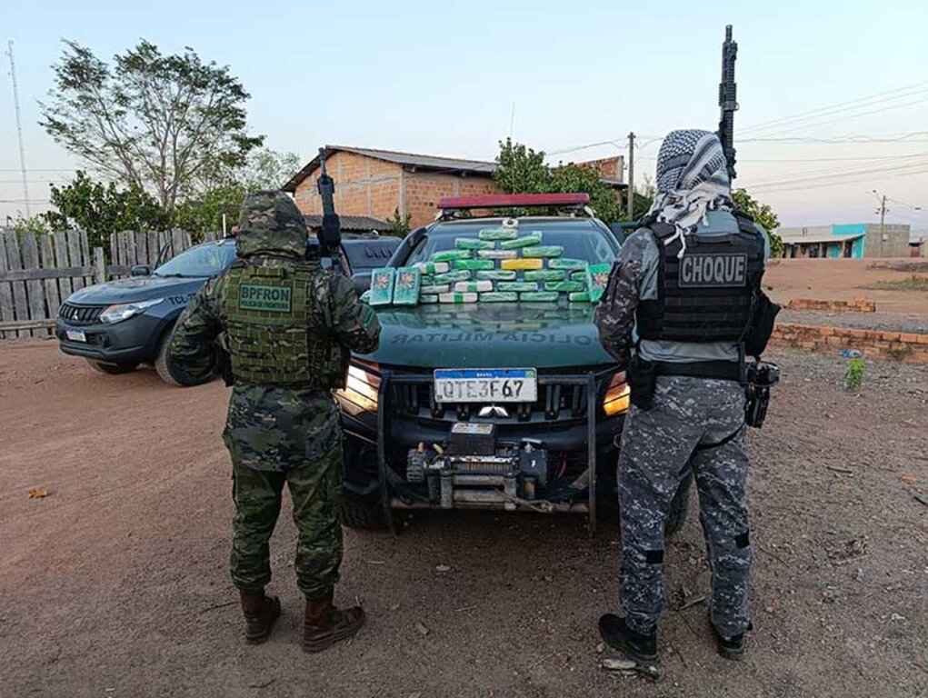 Dupla é presa com 32 quilos de entorpecente pela polícia militar durante Operação Protetor das Fronteiras - Gente de Opinião