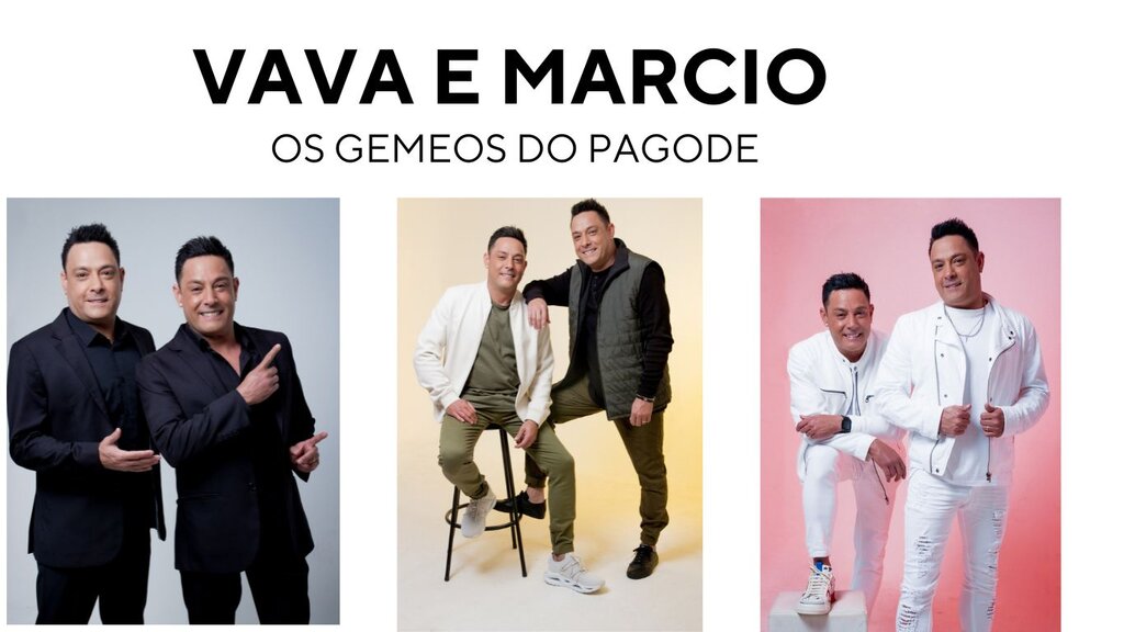 Atração n acional: show dos gêmeos do pagode, Vavá e Márcio, será dia 10 no Mercado Cultural de Pvh   Por Marcelo Gladson  - Gente de Opinião