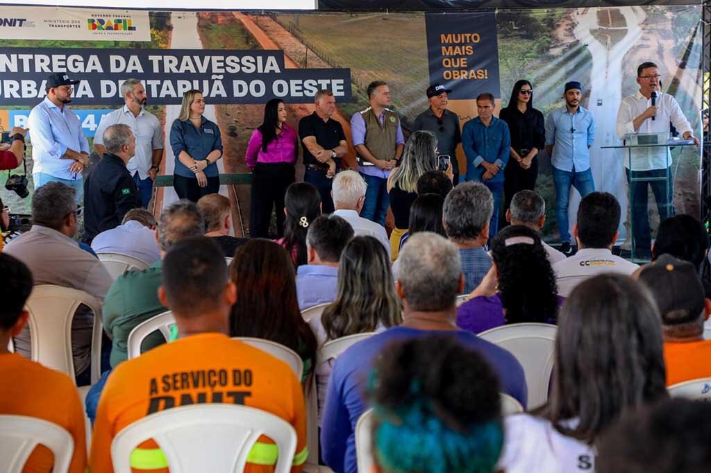 Governador Marcos Rocha destaca obra do trecho urbano da BR-364, em Itapuã do Oeste - Gente de Opinião