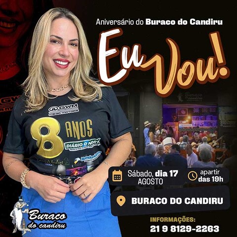 Buraco do Candiru celebra 8 anos com festa especial - Gente de Opinião