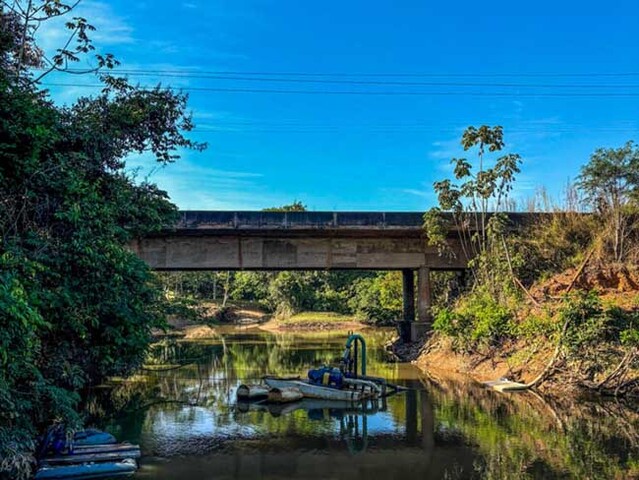 Rio Palmeira é o principal ponto de captação da Caerd, em Espigão do Oeste - Gente de Opinião