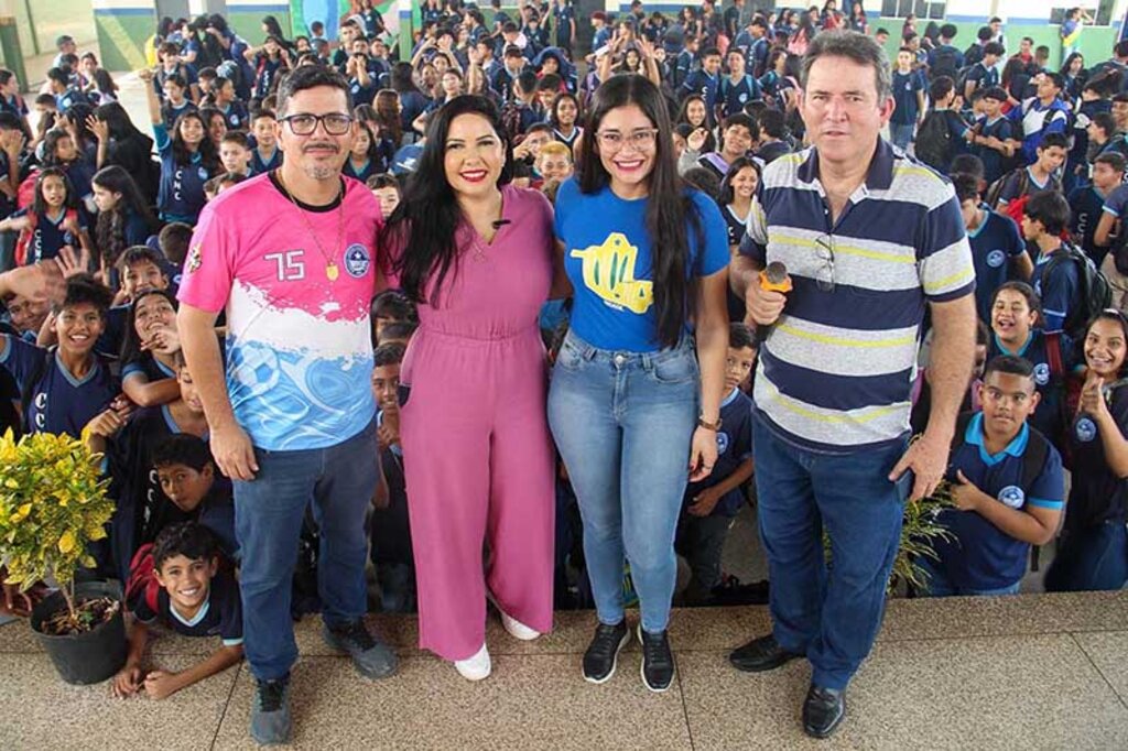 Empreendedorismo em Foco: deputada federal Cristiane Lopes palestra aos estudantes da Escola Capitão Cláudio-RO - Gente de Opinião