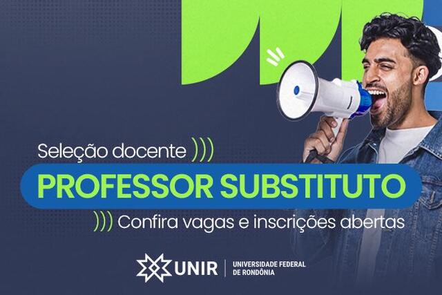 UNIR publica editais para contratação de professores substitutos - Gente de Opinião