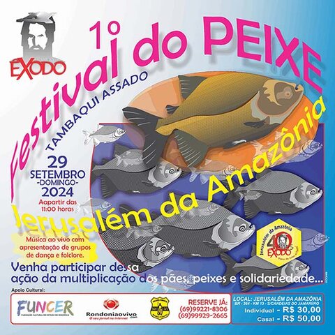 Grupo êxodo vai realizar o 1º Festival do Peixe na Jerusalém da Amazônia - Gente de Opinião